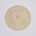 Handcarved Round Wheel Style Wood Wall Decor - 36"