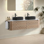 Erba 60 Inch Bathroom Vanity with Sink, Honey