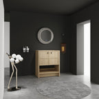 30" Freestanding Bathroom Vanity, 2 Soft Closing Doors