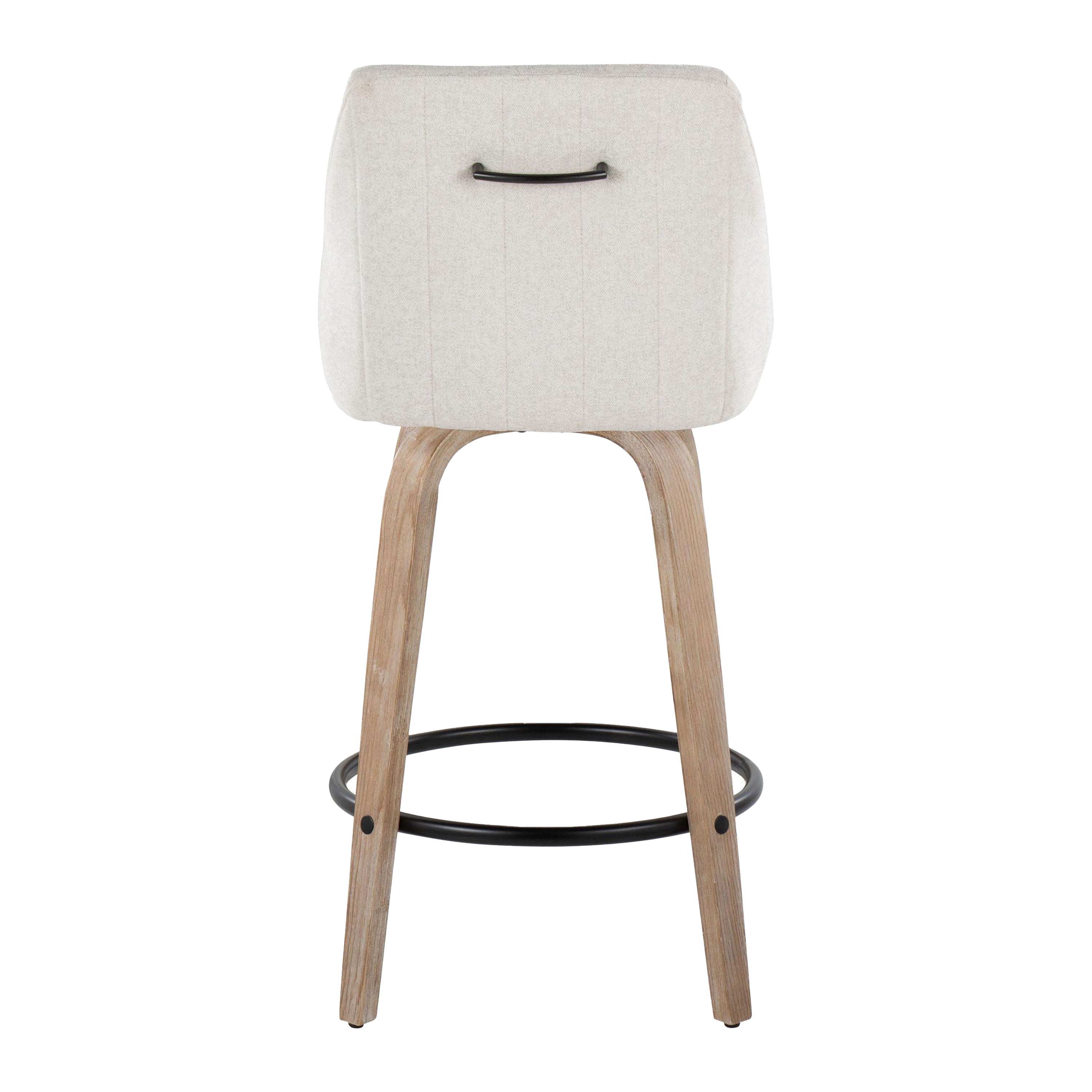 26" Fixed-Height Counter Stool with Swivel