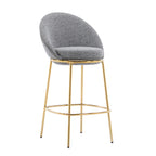 Celano Indoor Metal Upholstered Barstool