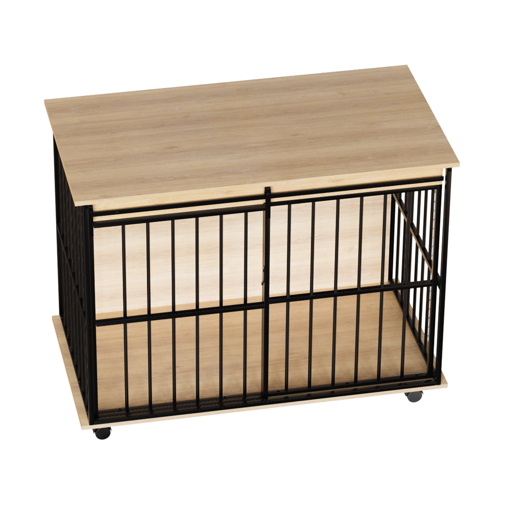 Wooden Dog Crate Furniture for Medium to Large Dogs