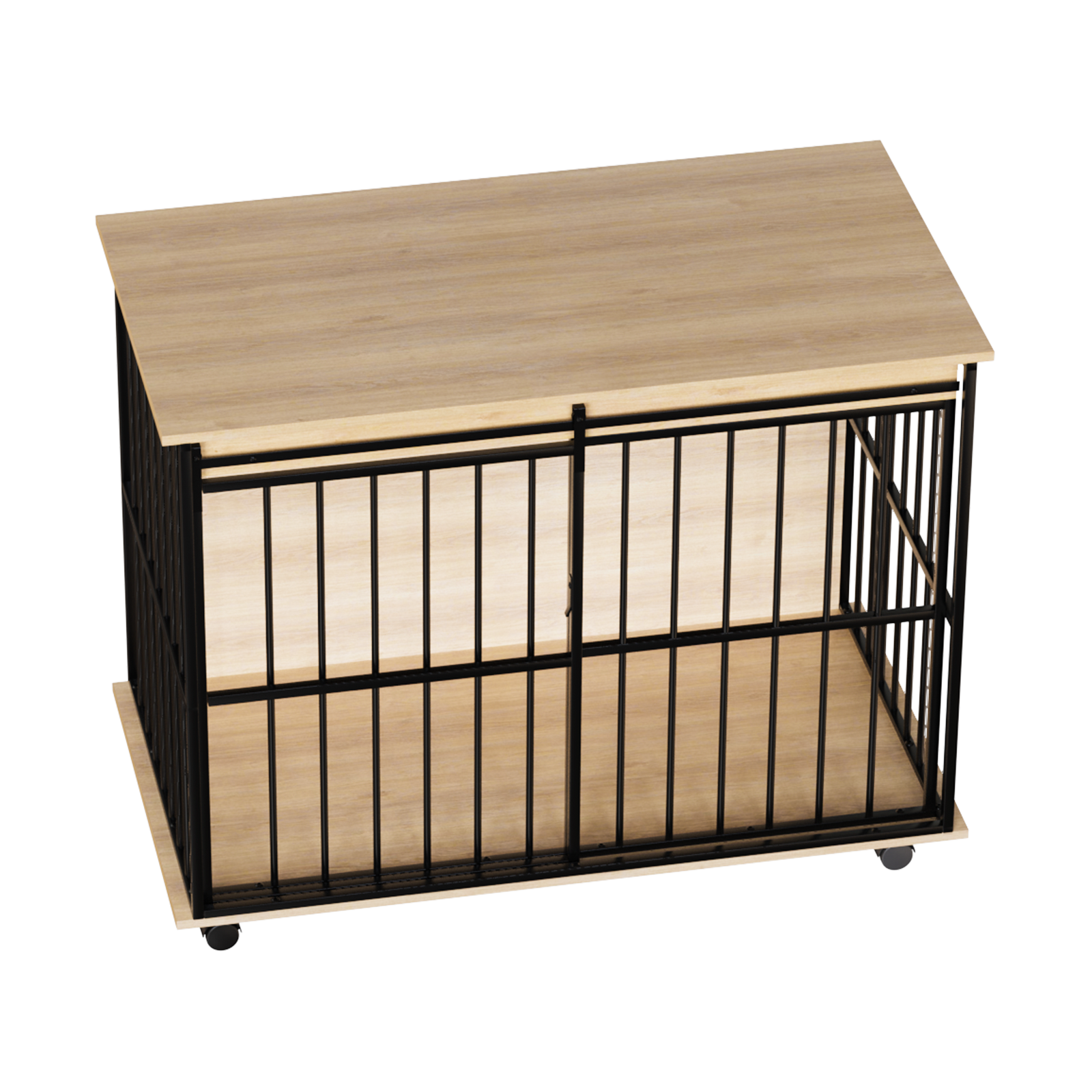Wooden Dog Crate Furniture for Medium to Large Dogs