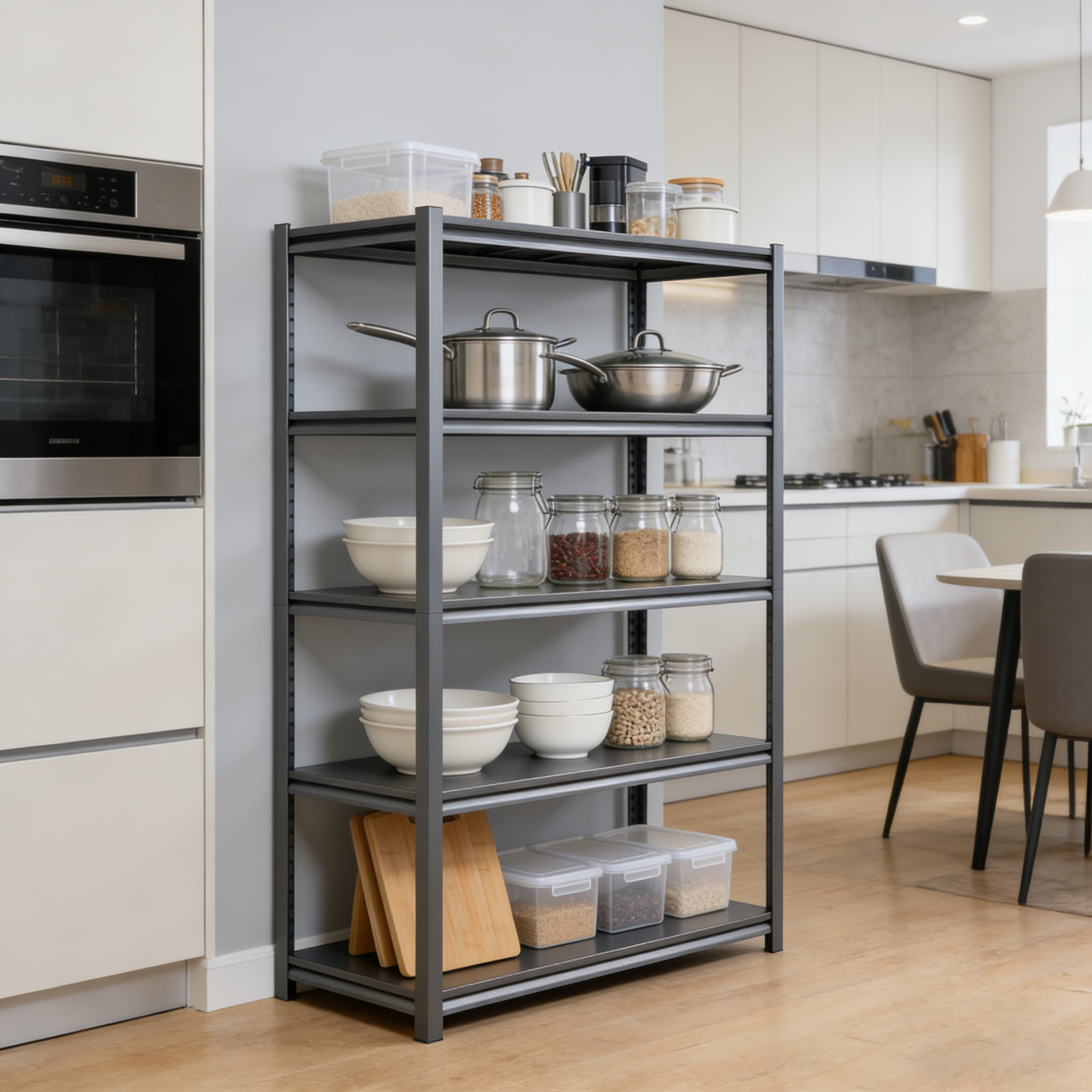 5-Tier Adjustable Storage Shelves for Garage