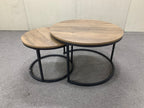 27.6" Nesting Coffee Table Set of 2