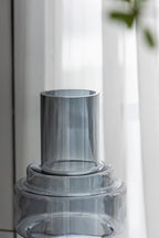 Geometric Design Smoke Luster Decorative Vase