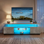 TV Stand for 55 Inch TV - LED Gaming Entertainment Center
