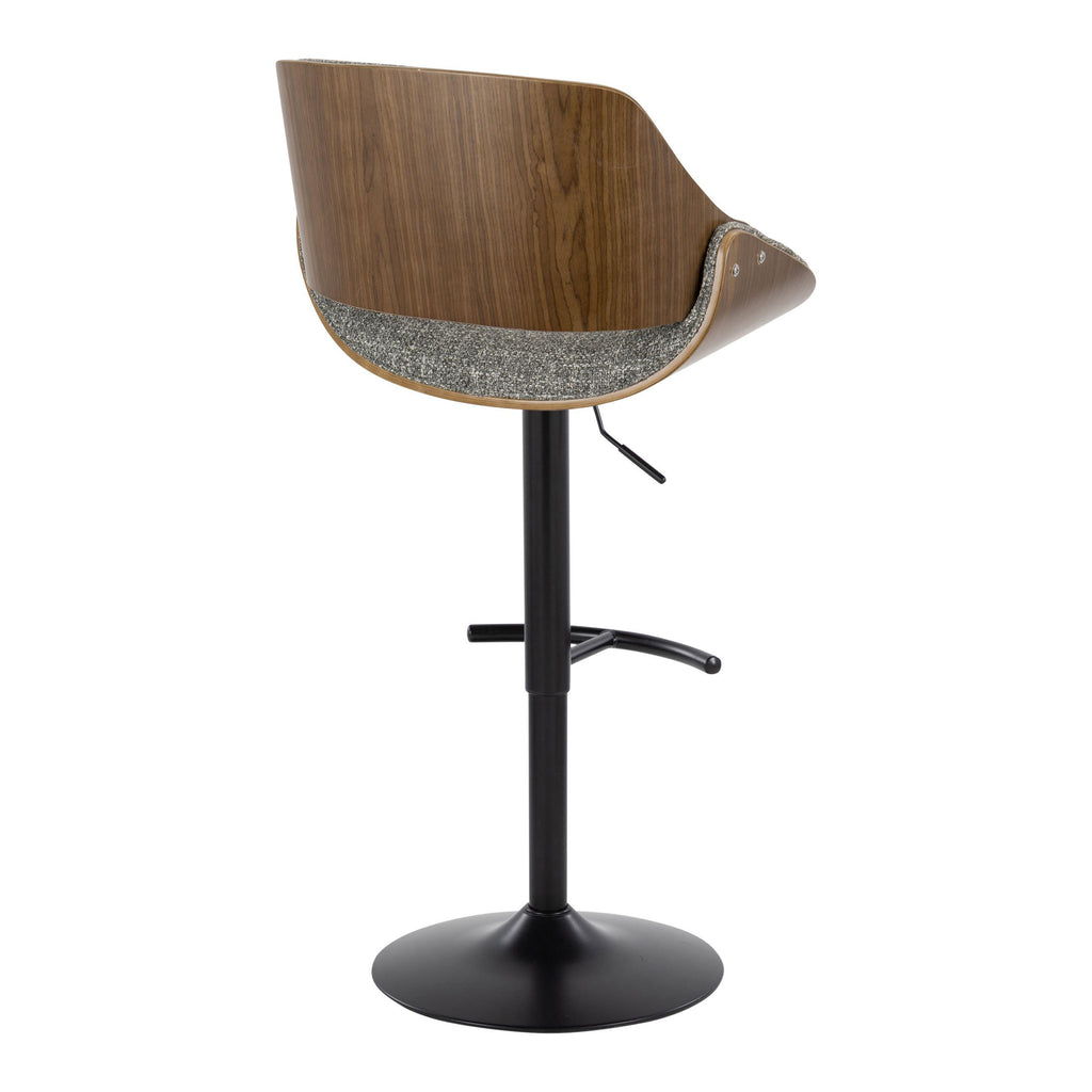 Mid-Century Modern Adjustable Barstool