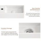 Wall-Mounted Ceramic Bathroom Sink