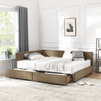 Full Size Storage Upholstered Tufted Bed Frame