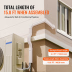 Mini Split Line Set Cover (3-inch W, 15.8Ft L)