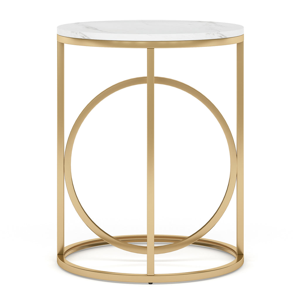 20” Round End Table for Living Room