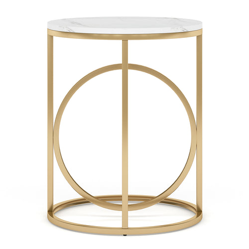 20” Round End Table for Living Room