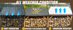 15 Pcs Heavy Duty Waterproof Metal Roofing Panels