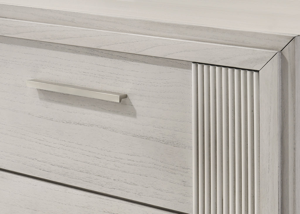 Contemporary 2-Drawer Nightstand - Mist