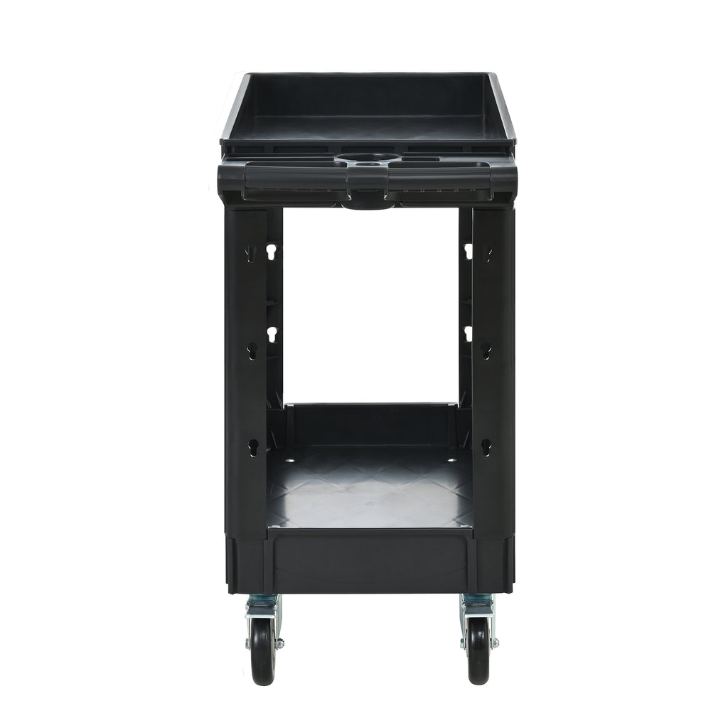 Two-Shelf Utility Cart with Wheels