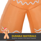 Outdoor Blow-Up Yard Decoration - Christmas Inflatable Gingerbread Man