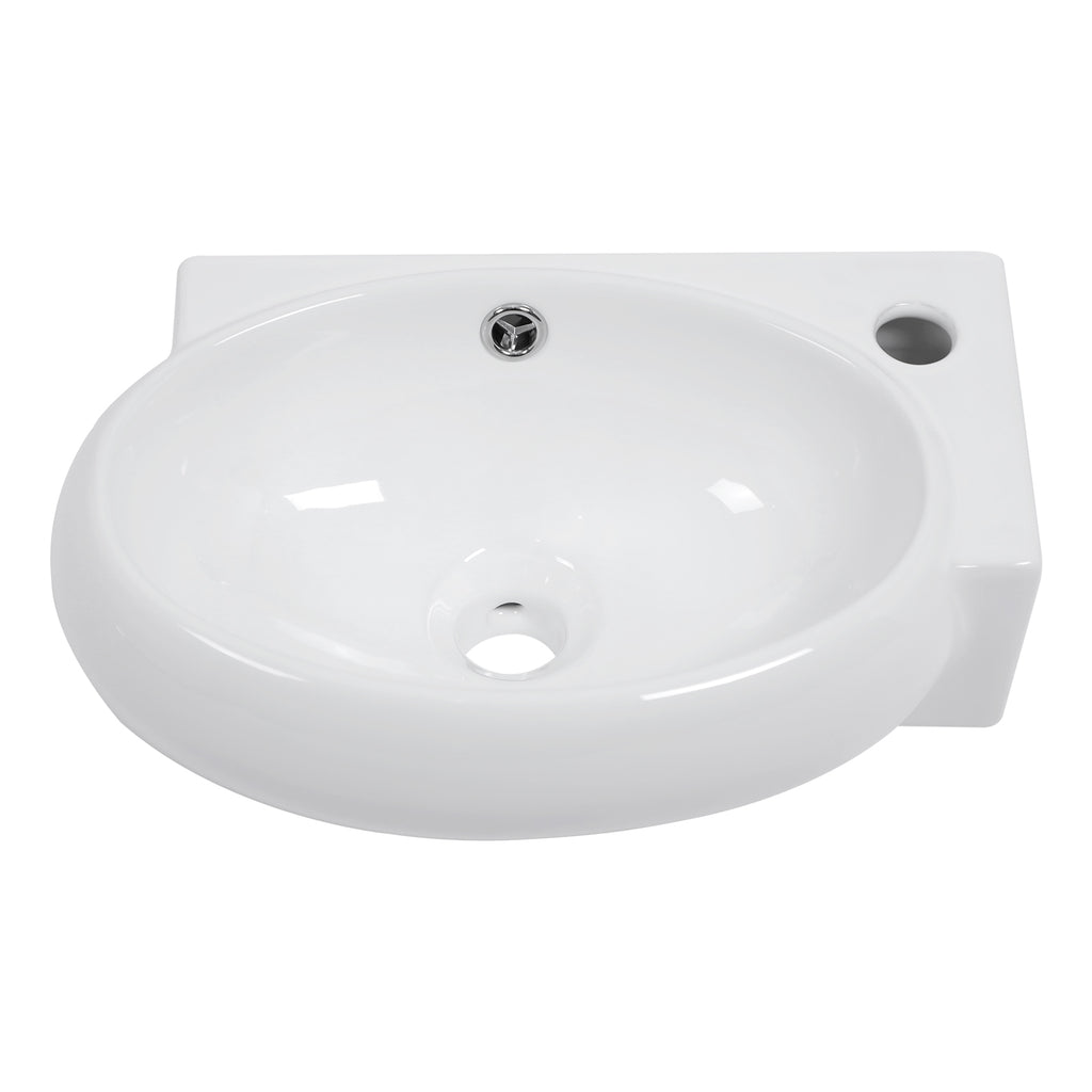 16.5x11 Inch Ceramic Bathroom Sink