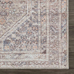 Barny Tan Washable Area Rug