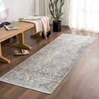 Barny Tan Washable Area Rug