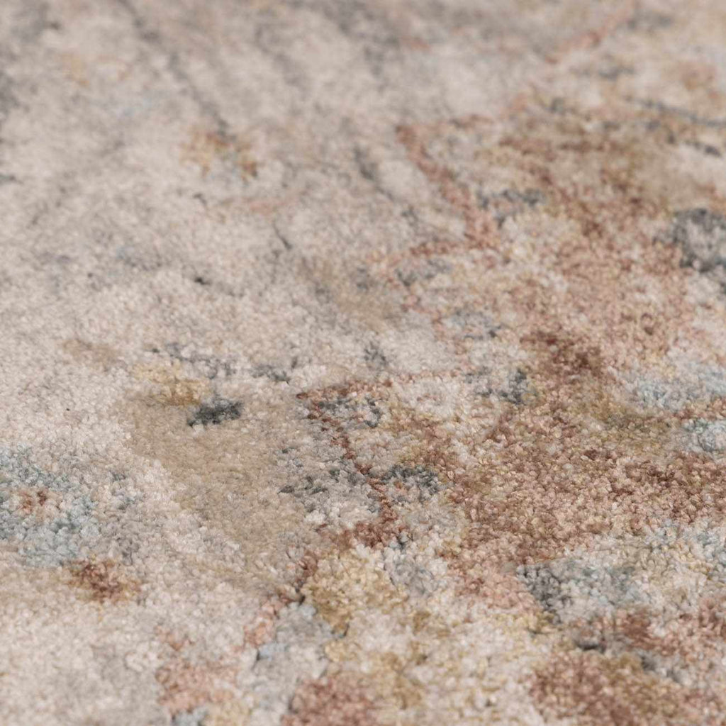 Vaeda Blue & Beige Thick Luxe Rug