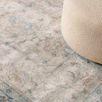 Ahmaud Beige & Light Gray Thick Luxe Area Rug