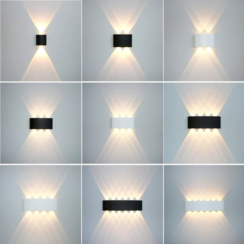 Waterproof LED Wall Light – 8W 12W Aluminum IP65 Lamp for Outdoor & Indoor Use