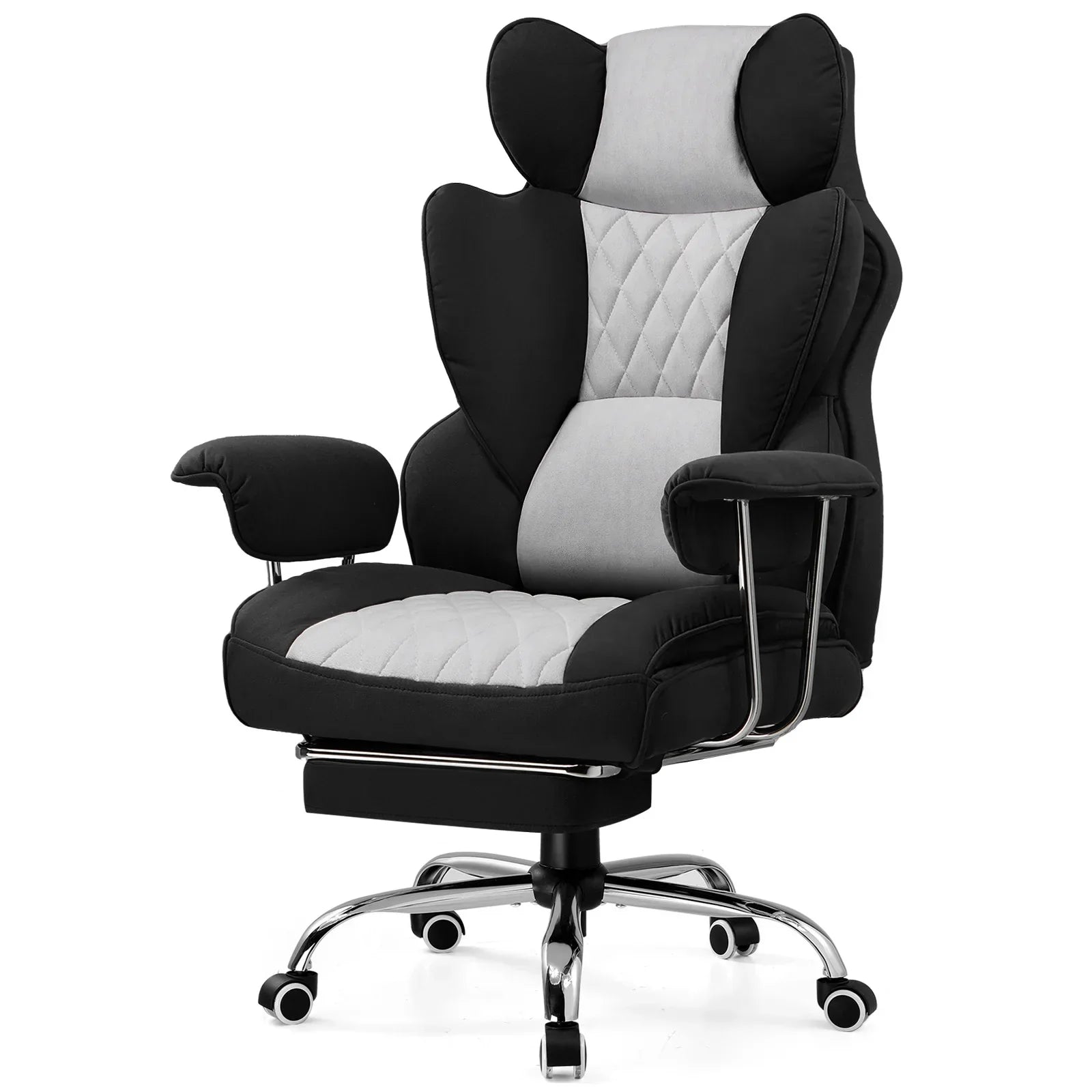 Big and Tall Gaming Chair Pocket Spring Lumbar Support Ergonomic Office Chair