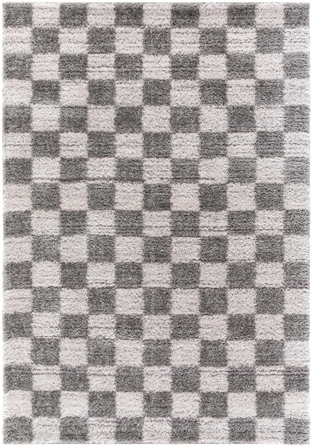 Belita Charcoal Luxe Shag Area Rug