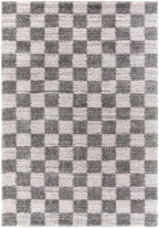 Belita Charcoal Luxe Shag Area Rug