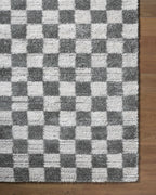 Belita Charcoal Luxe Shag Area Rug