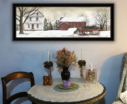 Trendy Decor 4U "Christmas Trees for Sale" Framed Wall Art