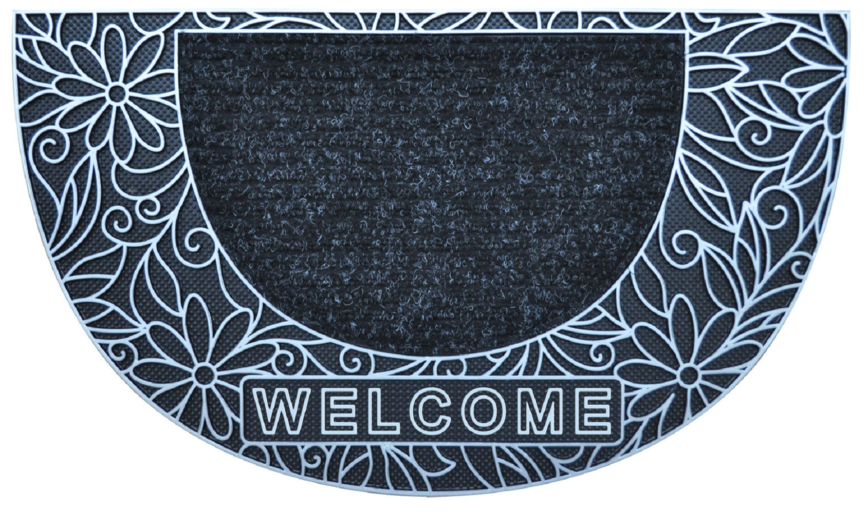 16''x28'' Half Moon Door Mat - 2 Colors!
