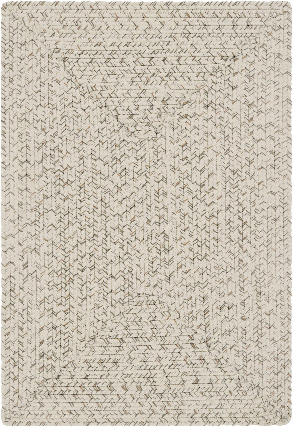 Beige Braided Faux Jute Outdoor Rug