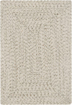 Beige Braided Faux Jute Outdoor Rug