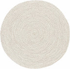 Beige Braided Faux Jute Outdoor Rug
