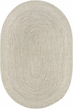 Beige Braided Faux Jute Outdoor Rug