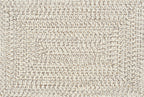 Beige Braided Faux Jute Outdoor Rug