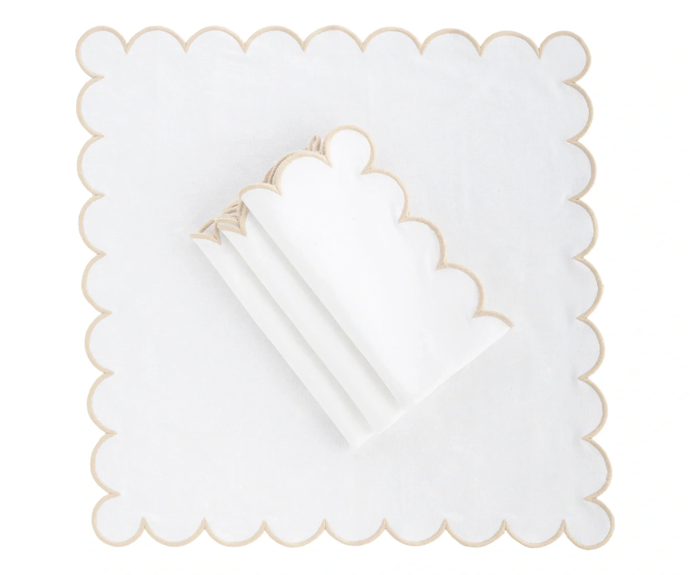 Pastel Cloth Napkins - Beige