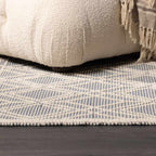 Ramsbury Denim Blue Wool Rug