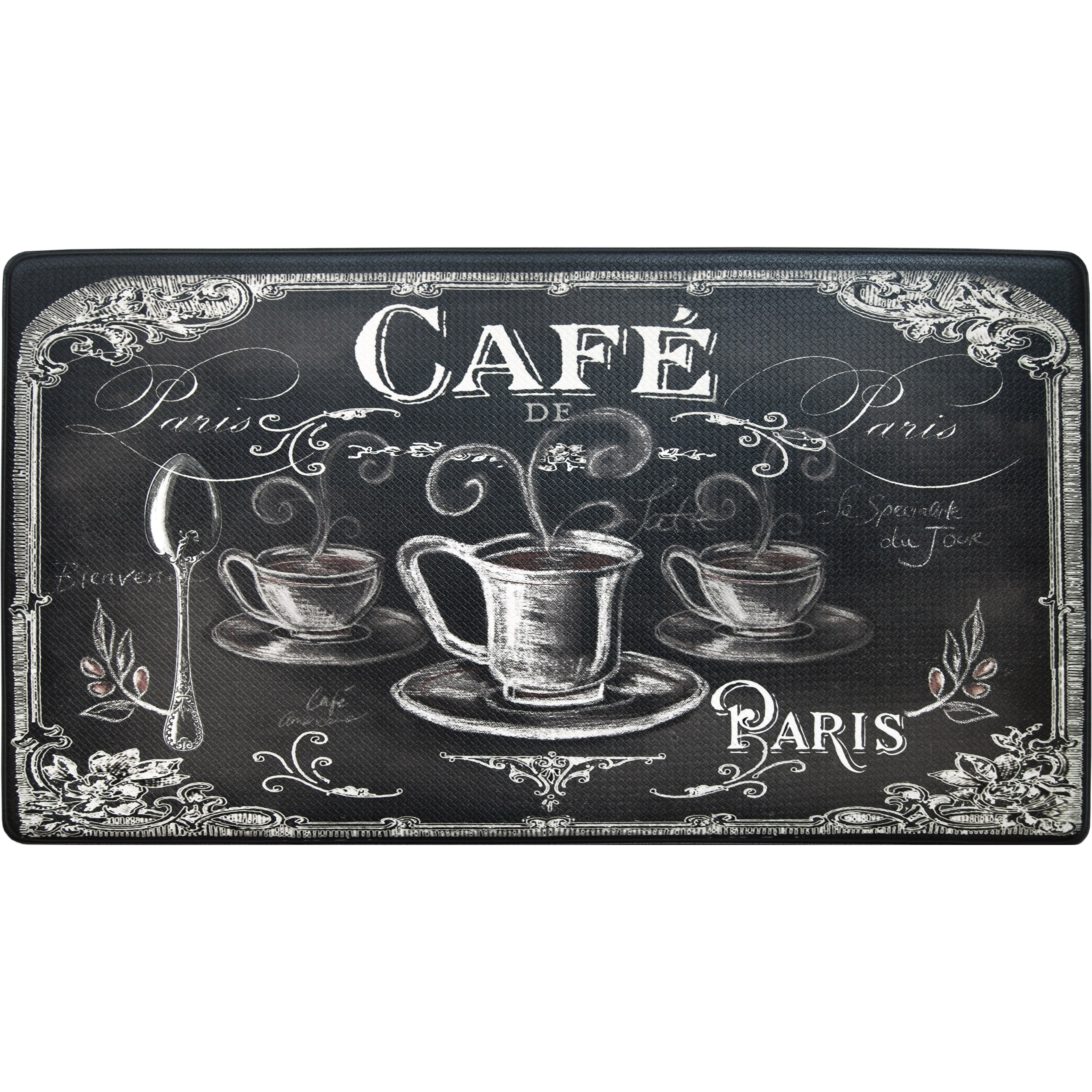 Oversized 20"x36" Feel at Ease Anti-Fatigue Kitchen Mat (Cafe)