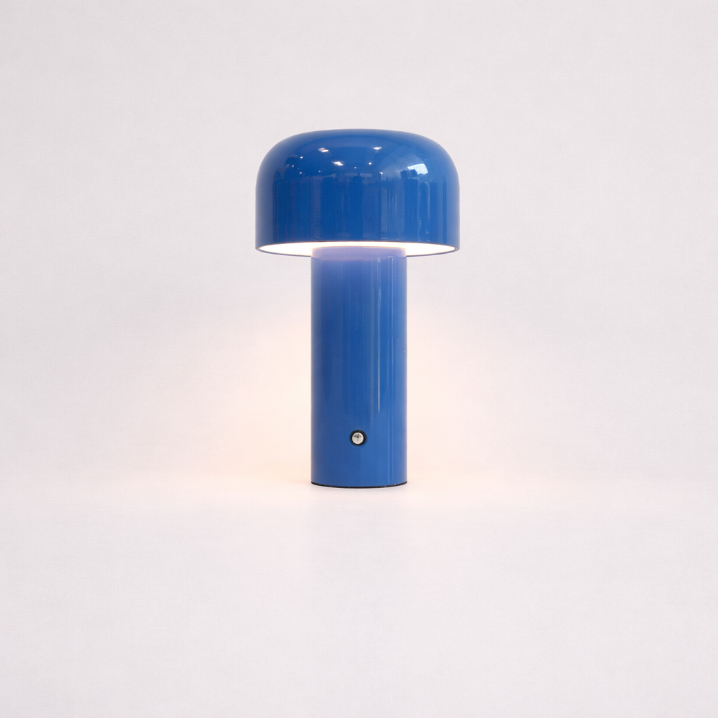 Retro Mushroom LED Table Lamp Touch Sensor Dimmable Rechargeable Desk Light