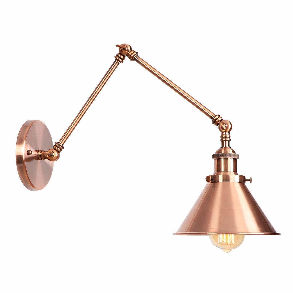 Modern Adjustable Wall Sconce Long Arm Reading Light Bedroom Living Room