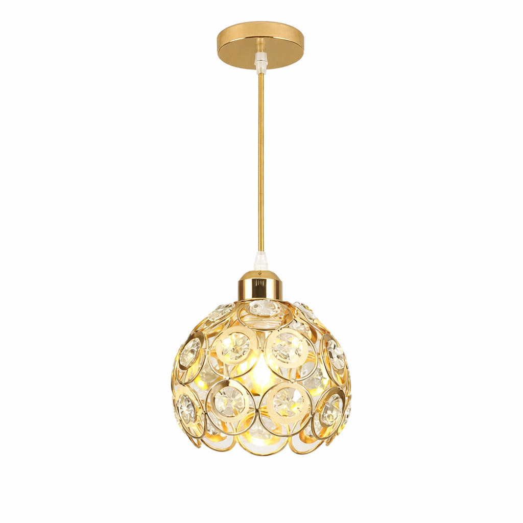 20cm Iron Art Ceiling Lamp European Style Indoor E27 Romantic Ambient Light