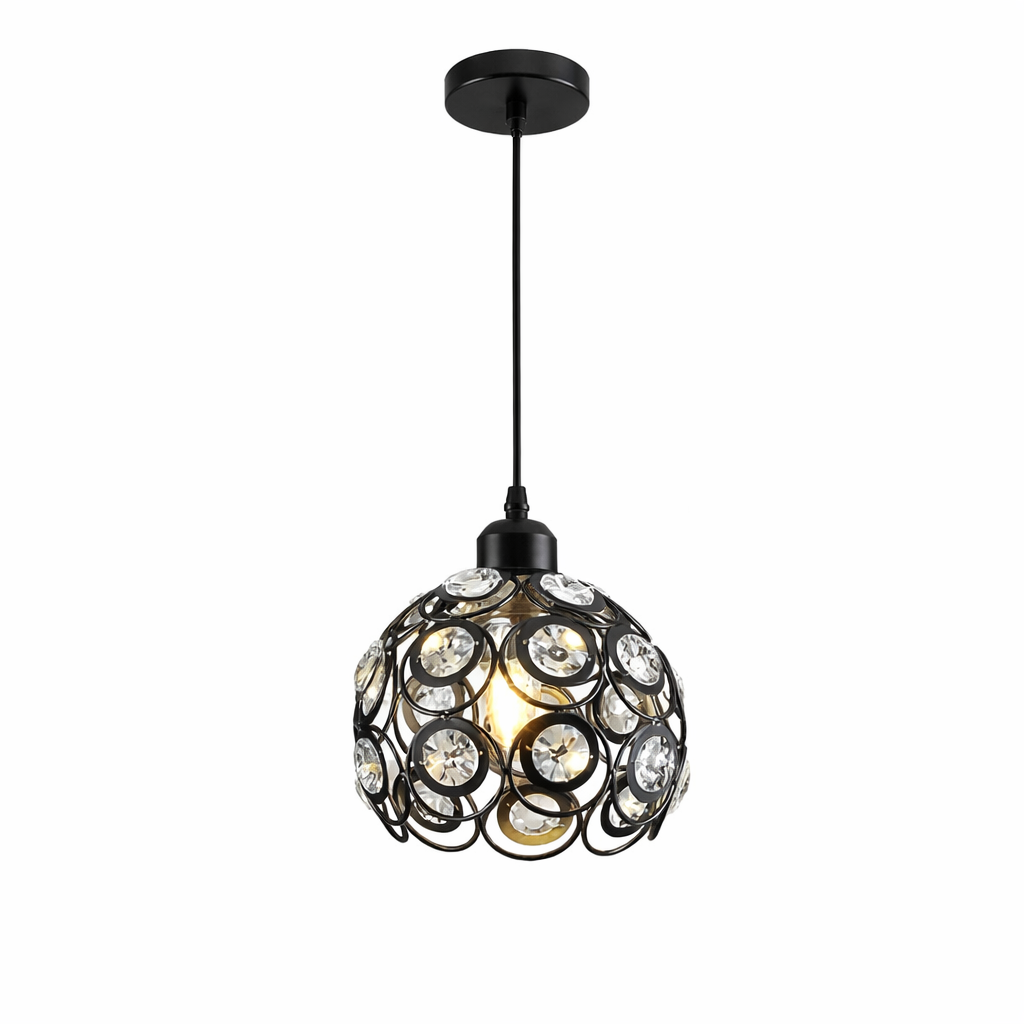 20cm Iron Art Ceiling Lamp European Style Indoor E27 Romantic Ambient Light