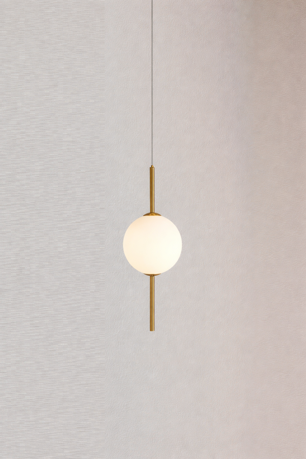 Glass Ball Pendant Light Modern LED Hanging Lamp Bedroom Bedside Ceiling Decor