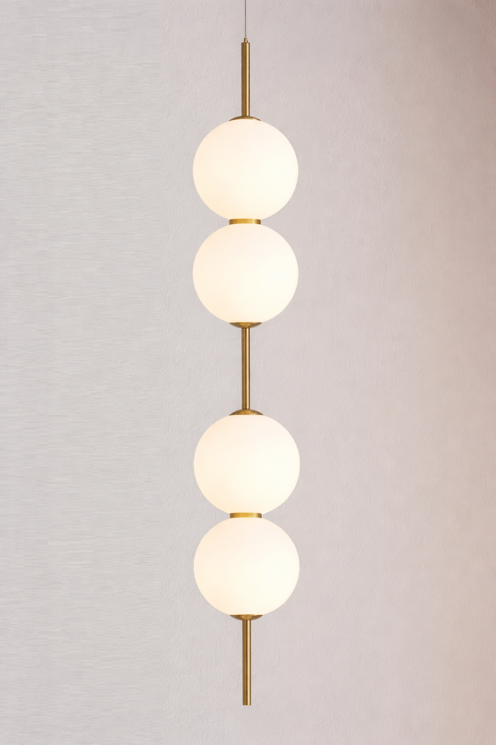 Glass Ball Pendant Light Modern LED Hanging Lamp Bedroom Bedside Ceiling Decor