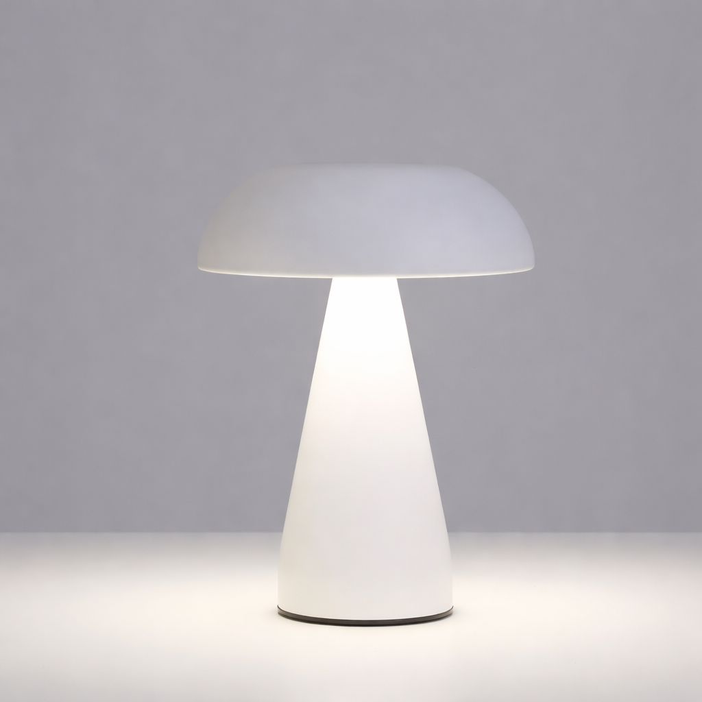 Rechargeable LED Mushroom Table Lamp Touch Sensor Bedside Night Light Decor