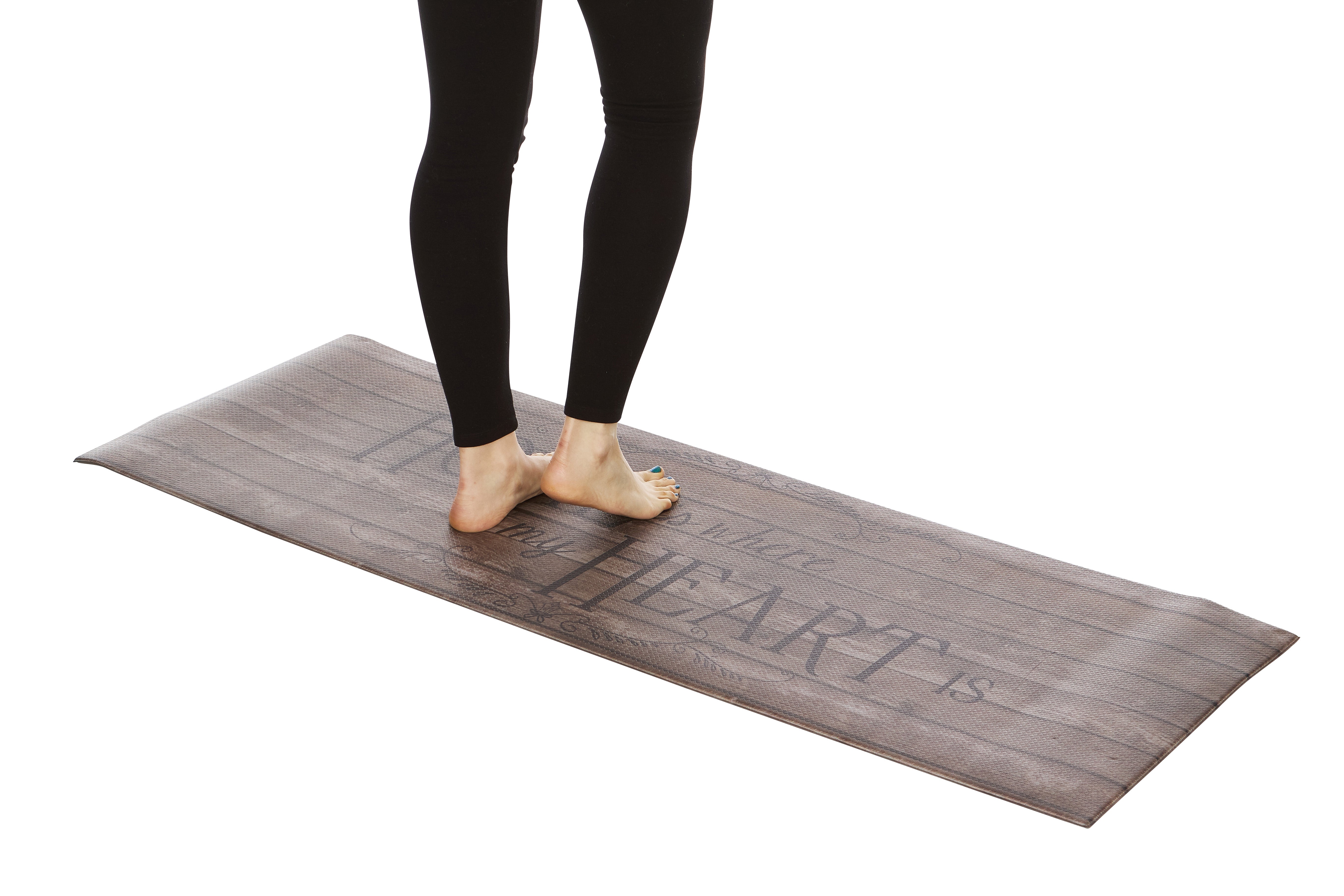 20"x55" Oversized Cushioned Anti-Fatigue Kitchen Runner Mat (Home Heartwood)