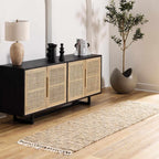 Lonut Checkered Jute Area Rug - Clearance